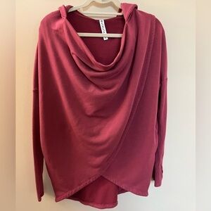 Athleta Purana Wrap Hooded Sweatshirt Size XS